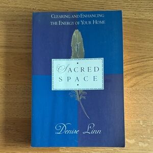 Sacred Space Book by Denise Linn - Blue and Purple Cover